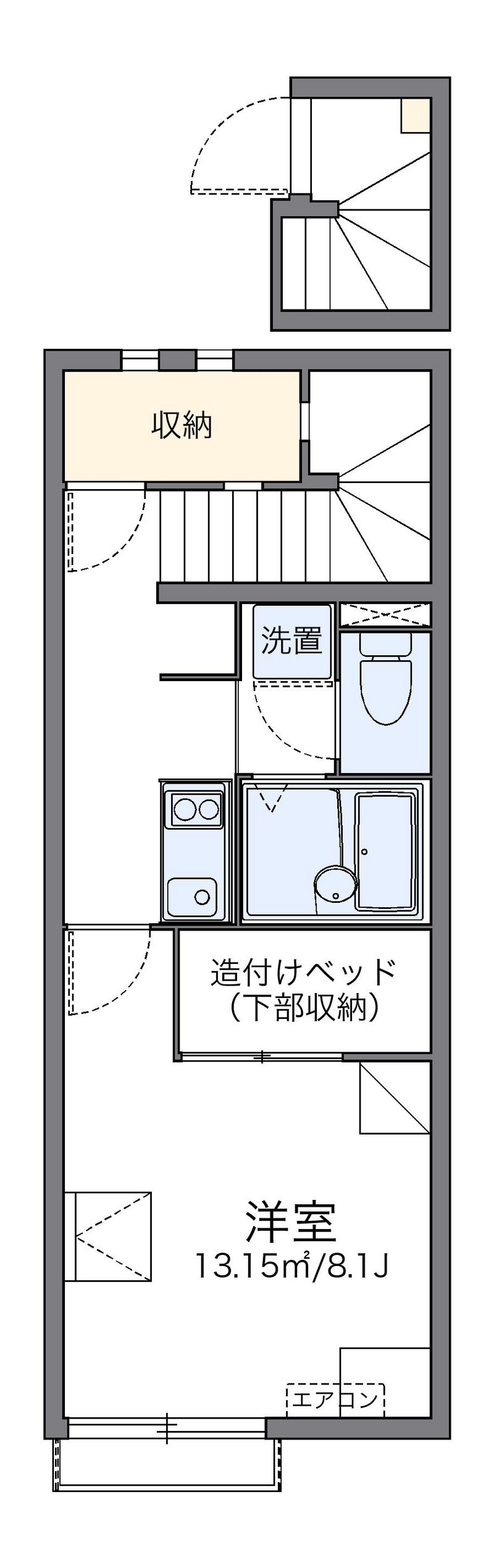 レオネクストサーフサイド海誠 間取図