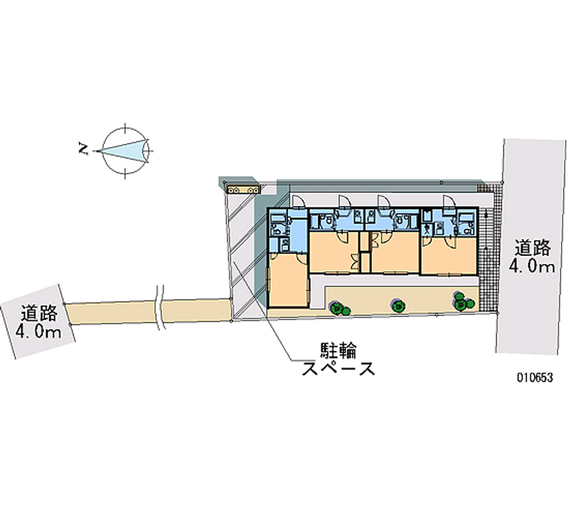レオパレススプリーム三ッ沢 区画図