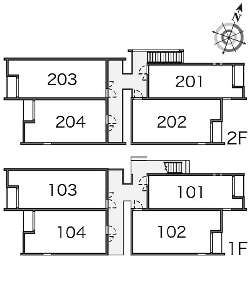 クレイノビアンカ 間取配置図
