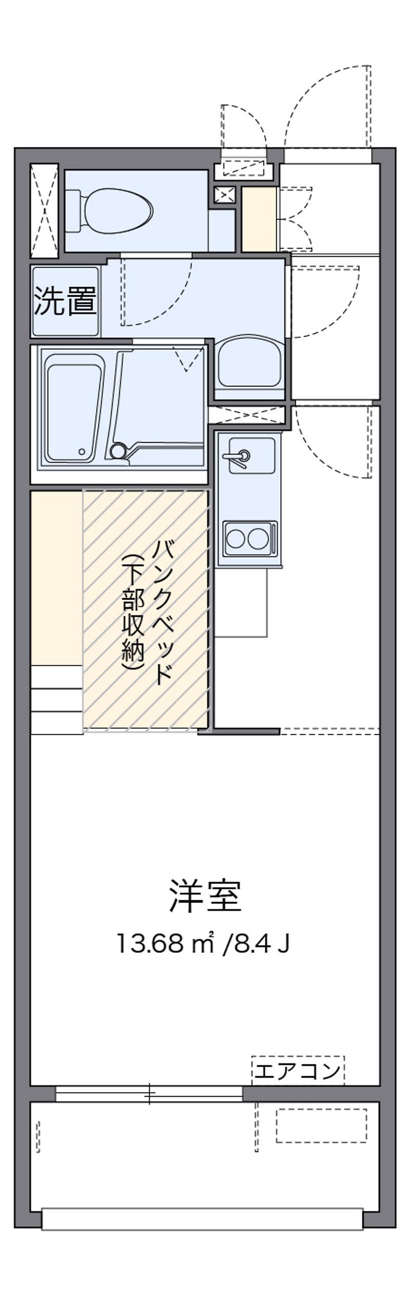 ミランダオリーブガーデンⅡ 間取図