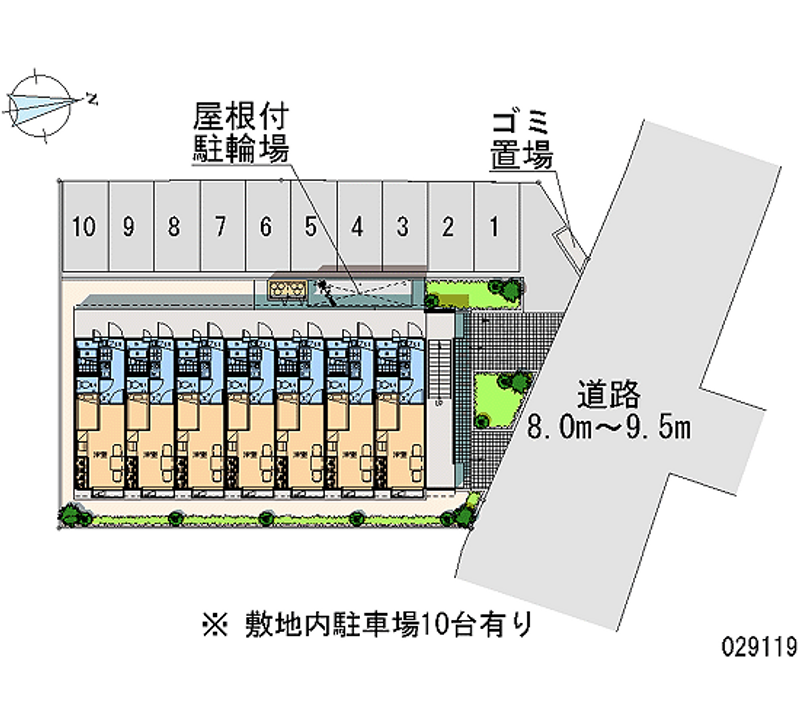 29119 bãi đậu xe hàng tháng