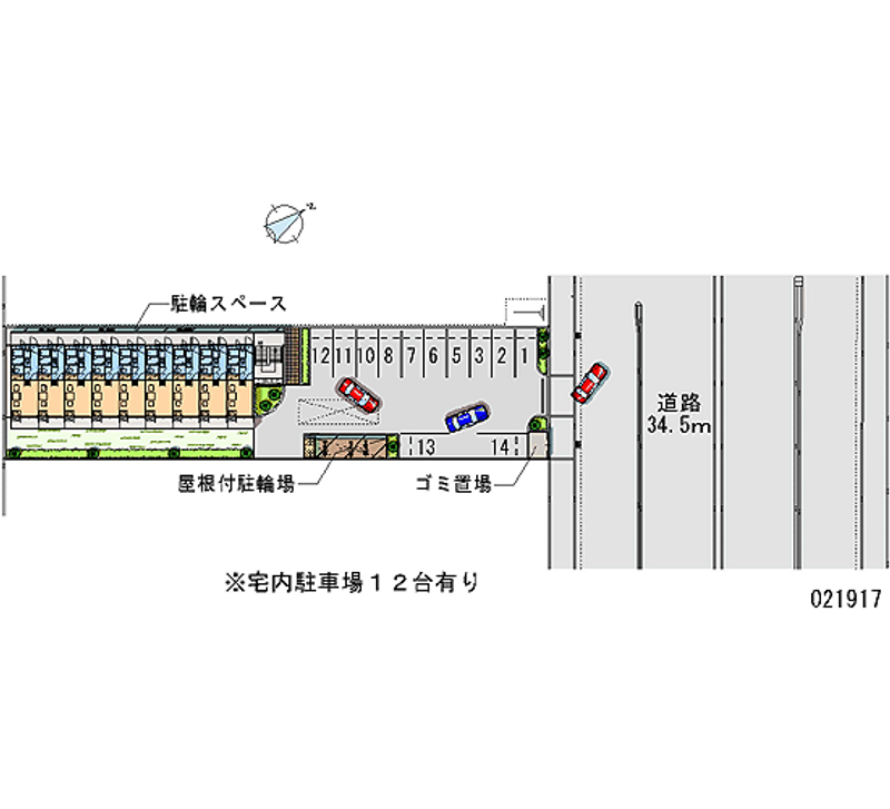 レオパレスコンチェルト 区画図