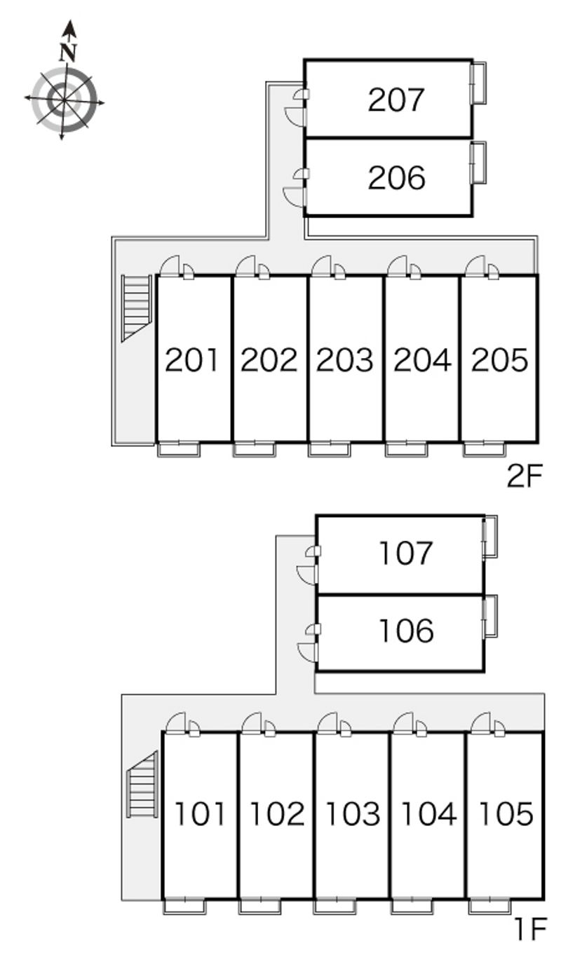 レオパレスＫＥＮ 間取配置図