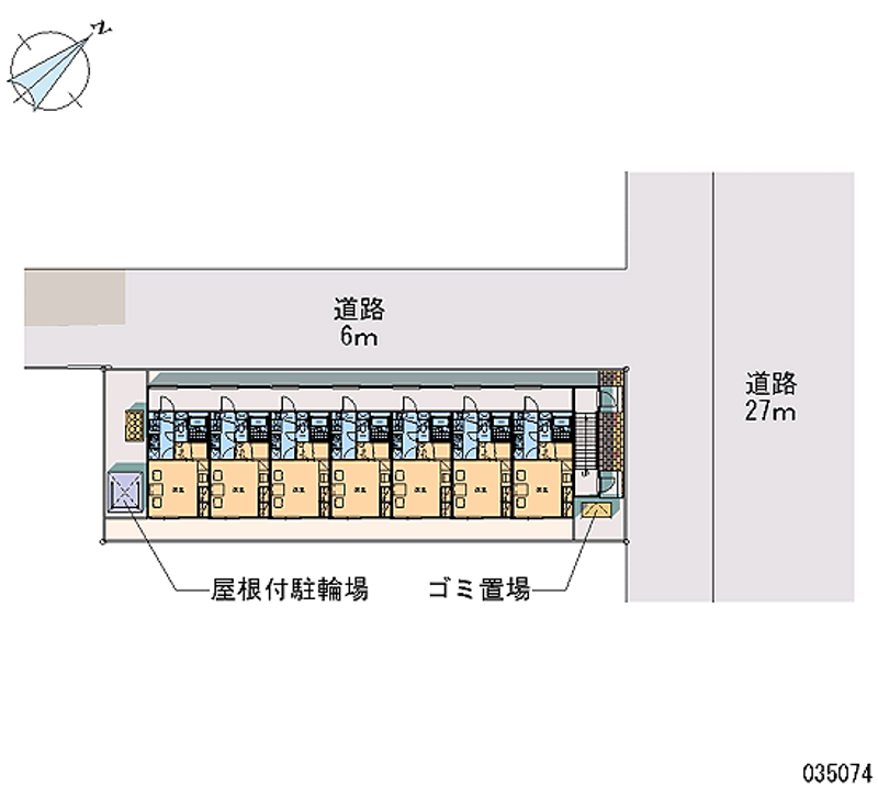レオパレスＲＯＵＴＥ３６　Ⅰ 区画図