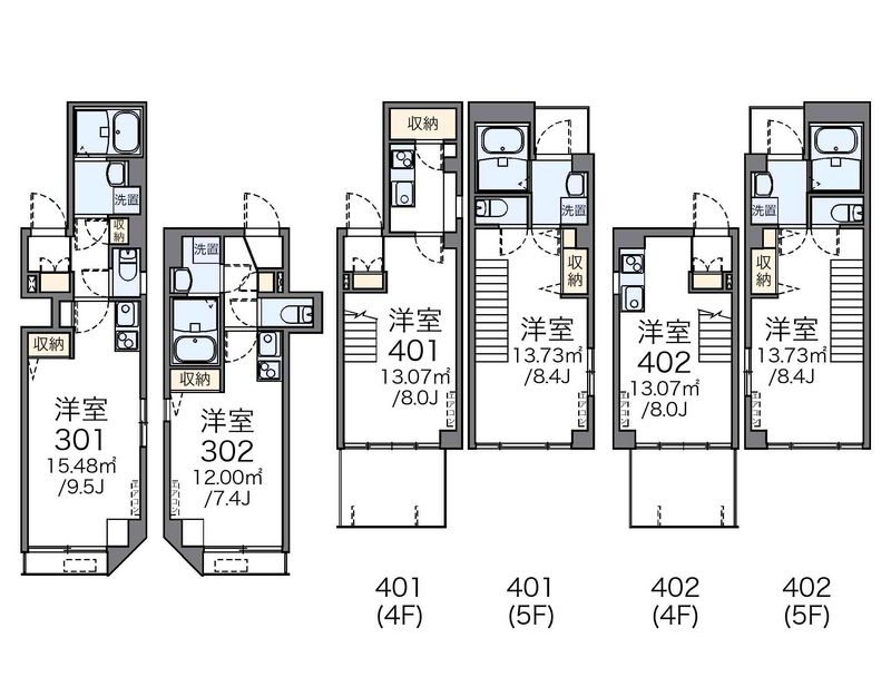 レオネクストシャンテ無量寿 間取図