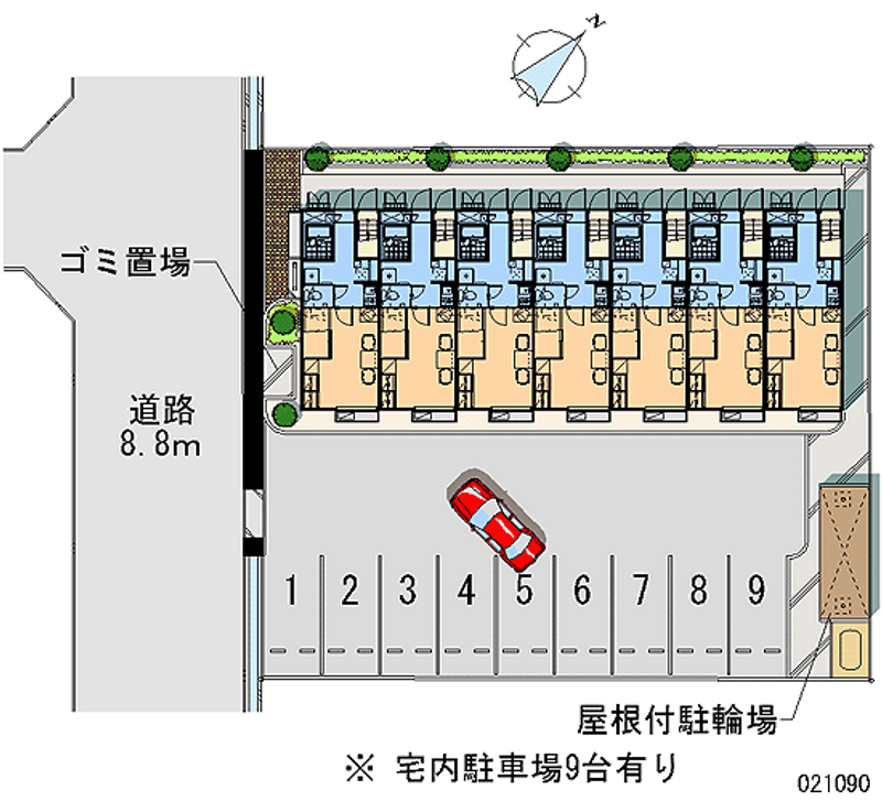 21090 bãi đậu xe hàng tháng