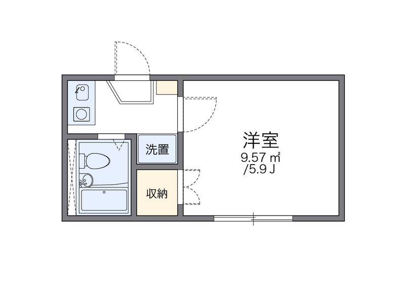レオパレスコウナン 間取り