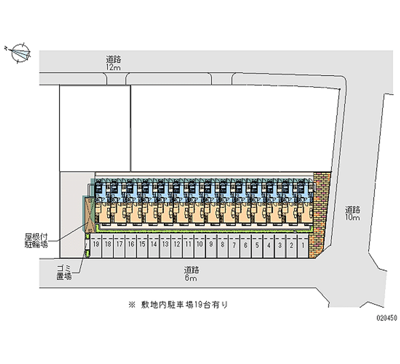 20450 bãi đậu xe hàng tháng