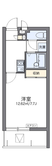 レオパレス城北Ⅱ 間取り図