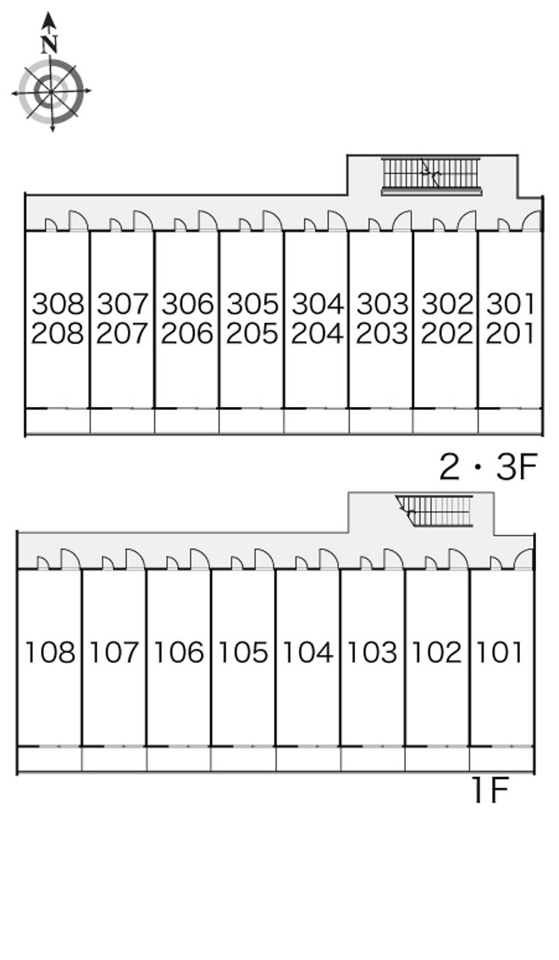 レオパレスＭＳ 間取り配置図
