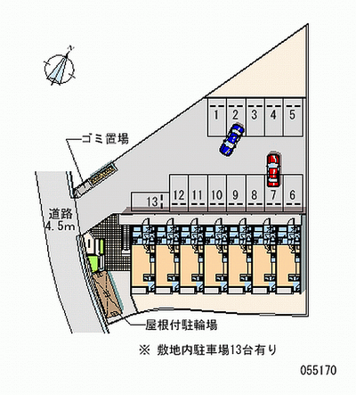 55170 Monthly parking lot