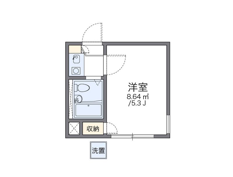 leopalace Ochiai Floor plan