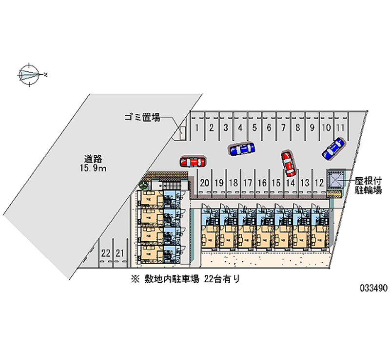 33490 Monthly parking lot