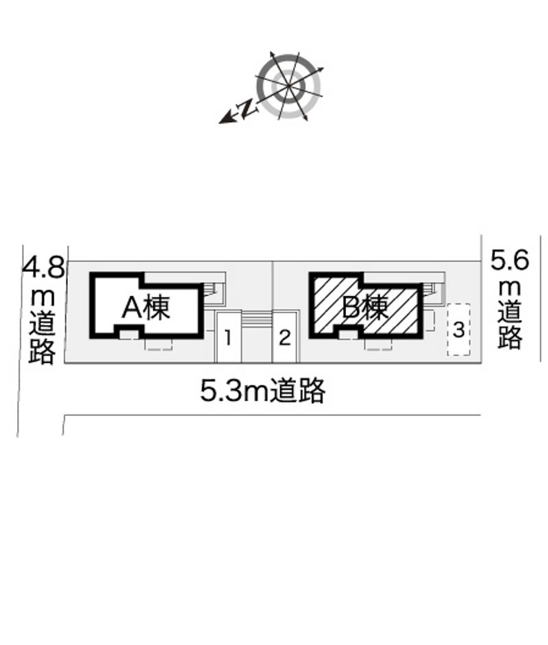 レオパレスアムール 配置図