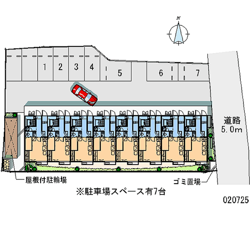 20725 Monthly parking lot