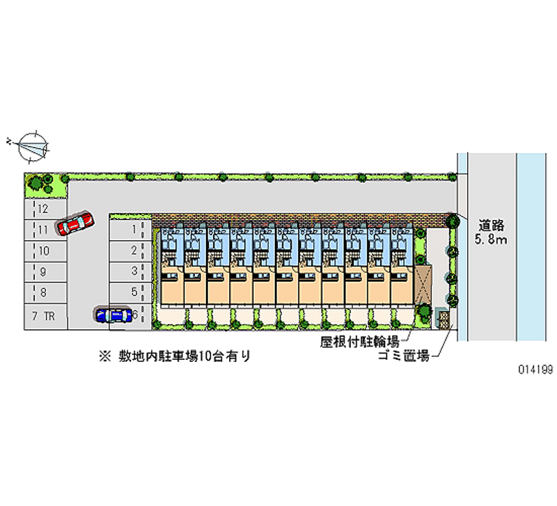 14199 Monthly parking lot