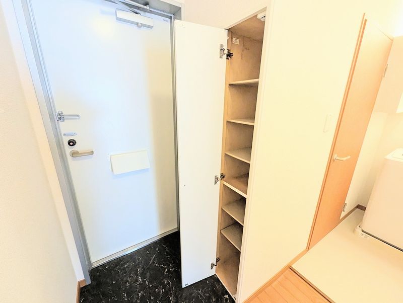 レオパレスみらい 玄関