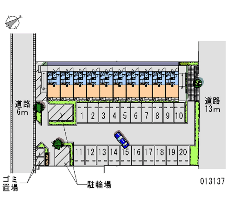 13137月租停车场