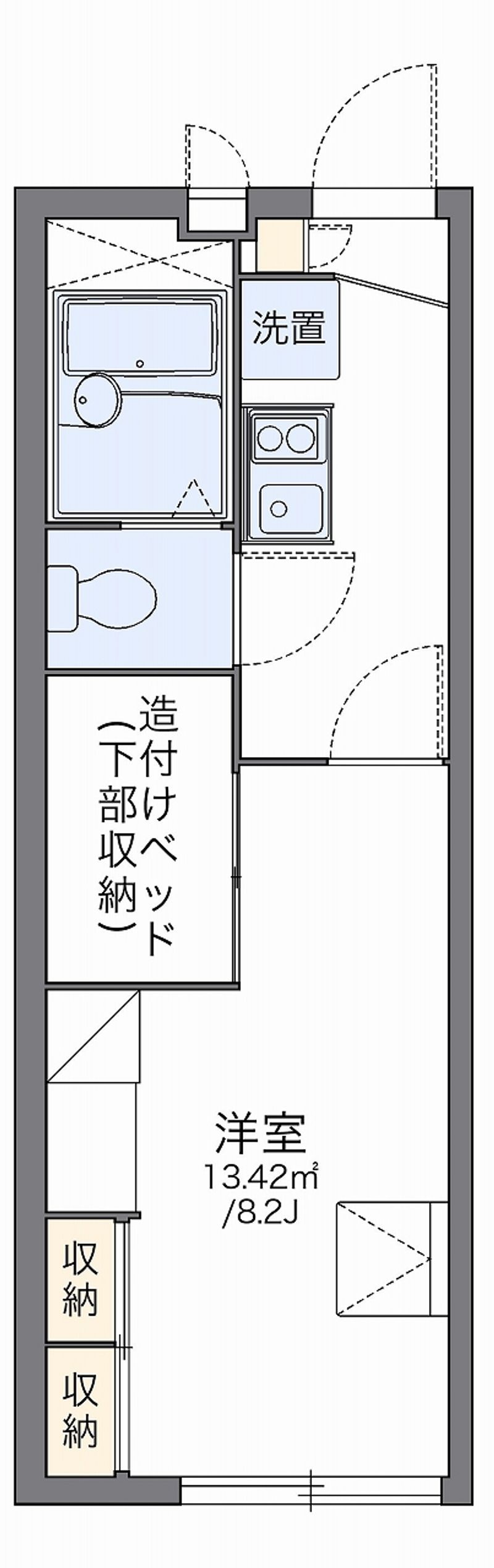 レオパレスサンフォレストⅡ 間取図