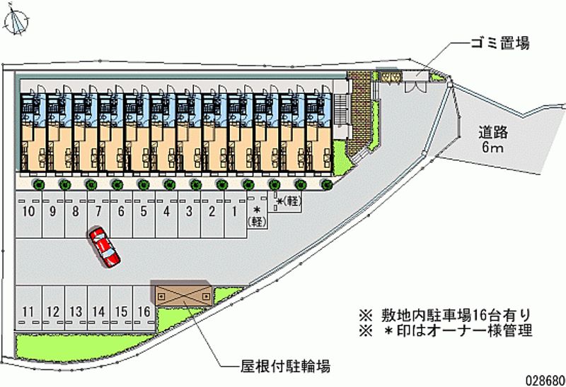 レオパレススマイルタウン小倉 月極駐車場