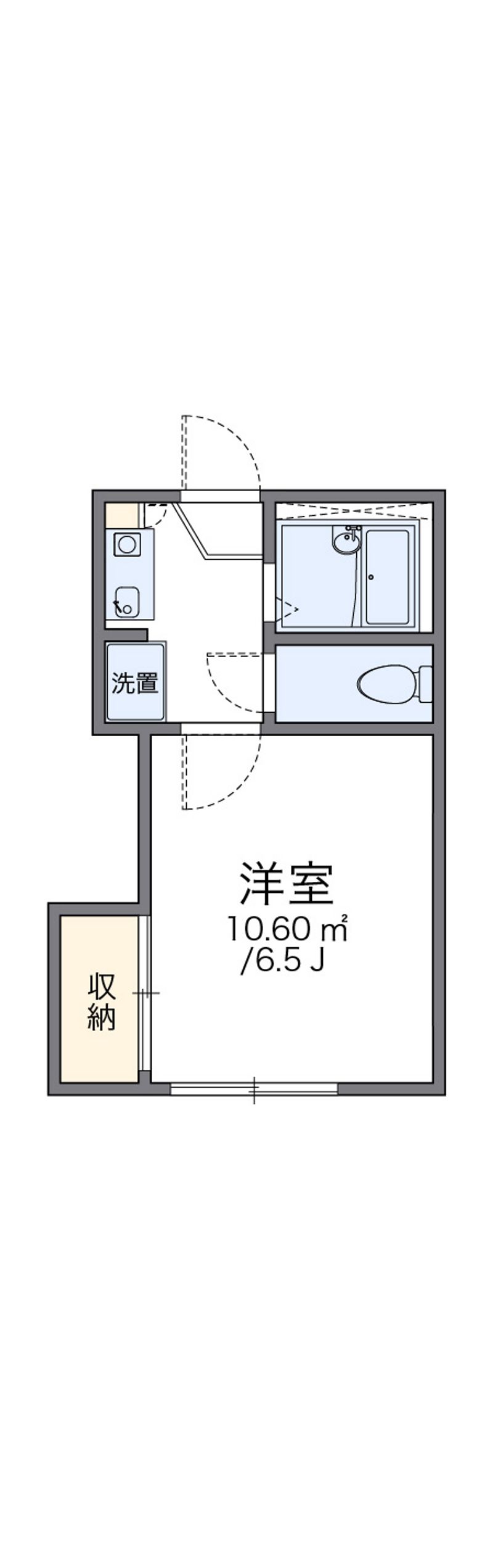 レオパレスアーバン泉 間取図