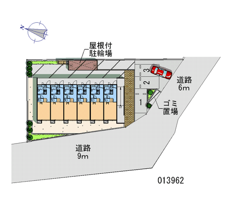 レオパレスＨＩＲＯ 月極駐車場