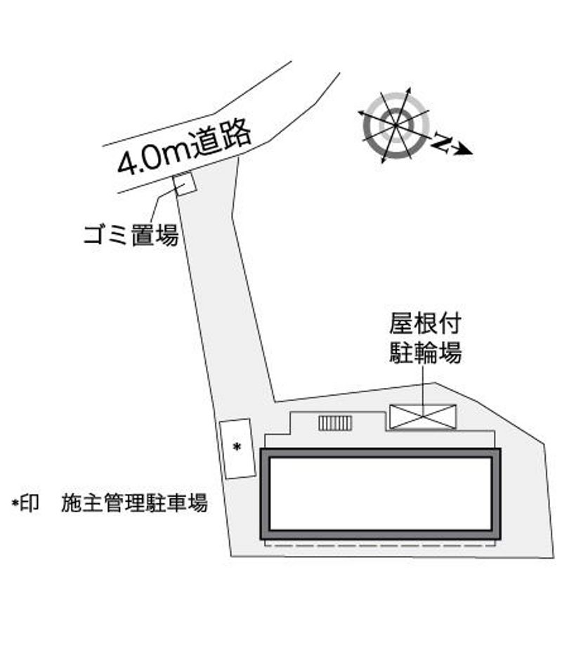 レオパレス夢千里 配置図