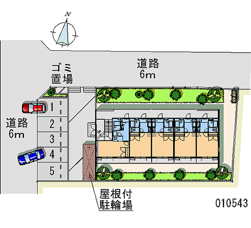レオパレスイクシード 区画図