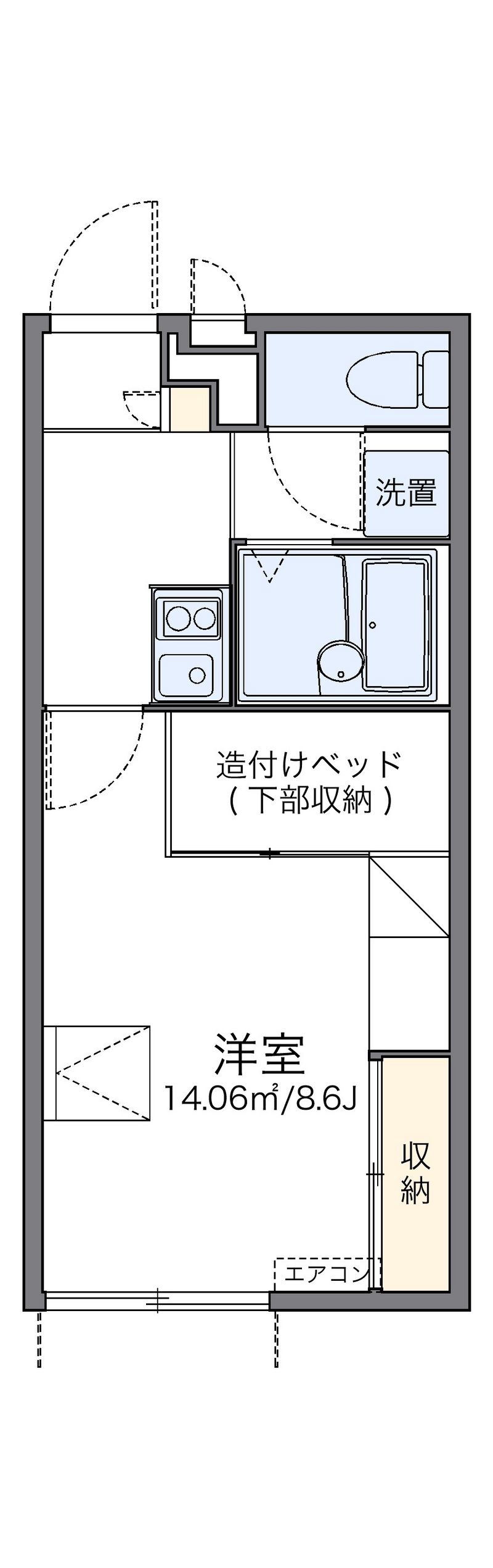 レオパレスエミネンスⅡ 間取図