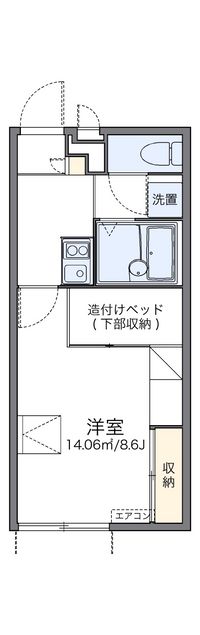 レオパレスエミネンスⅡ 間取り図