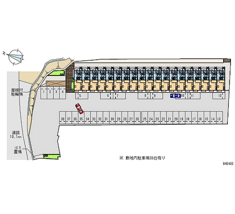 レオパレス東諌早 月極駐車場