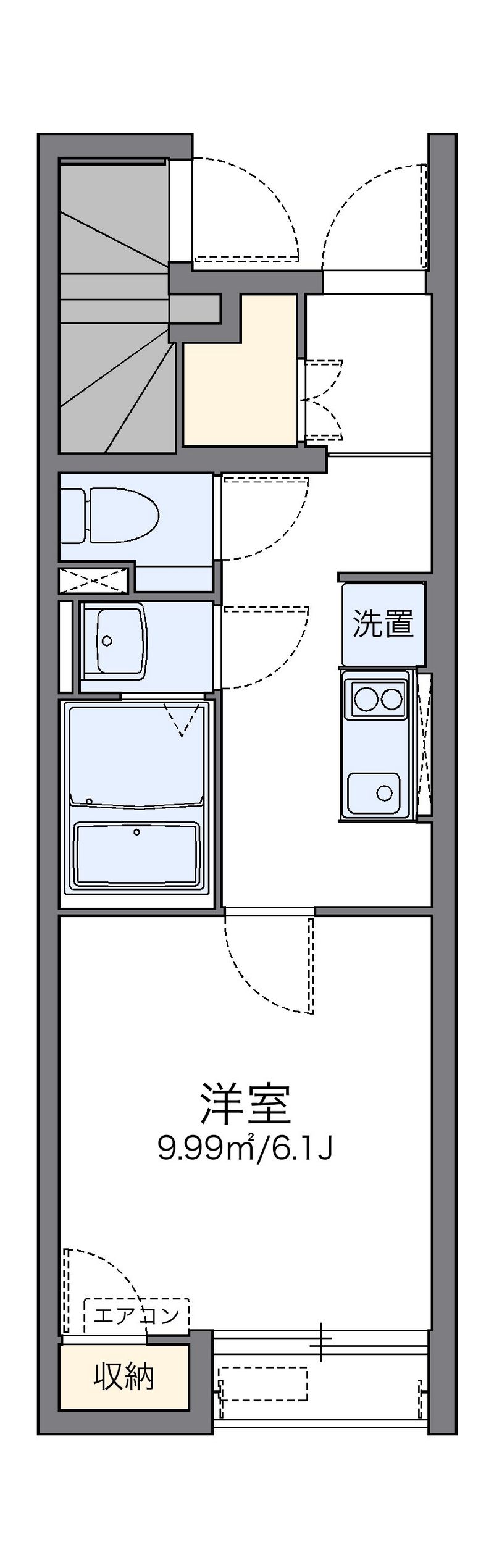 レオネクストエクセルアサヒⅢ 間取図
