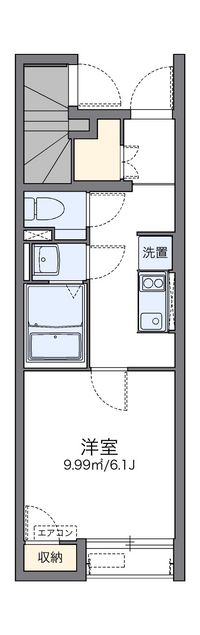 レオネクストエクセルアサヒⅢ 間取り図