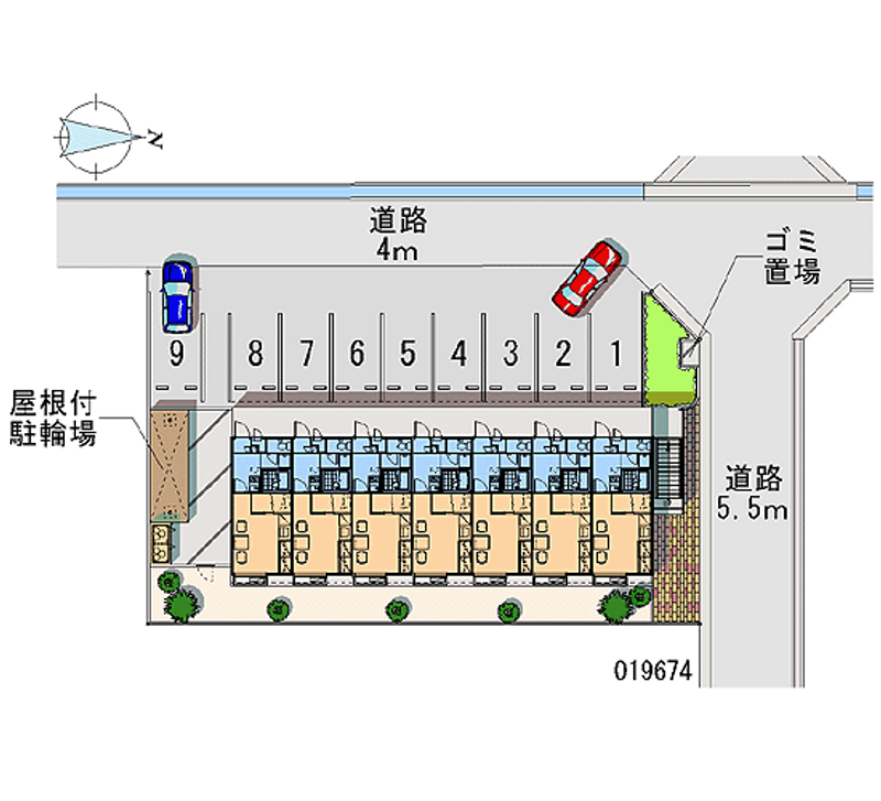 レオパレスＪｅｕｎｅｓｓｅ２１ 月極駐車場