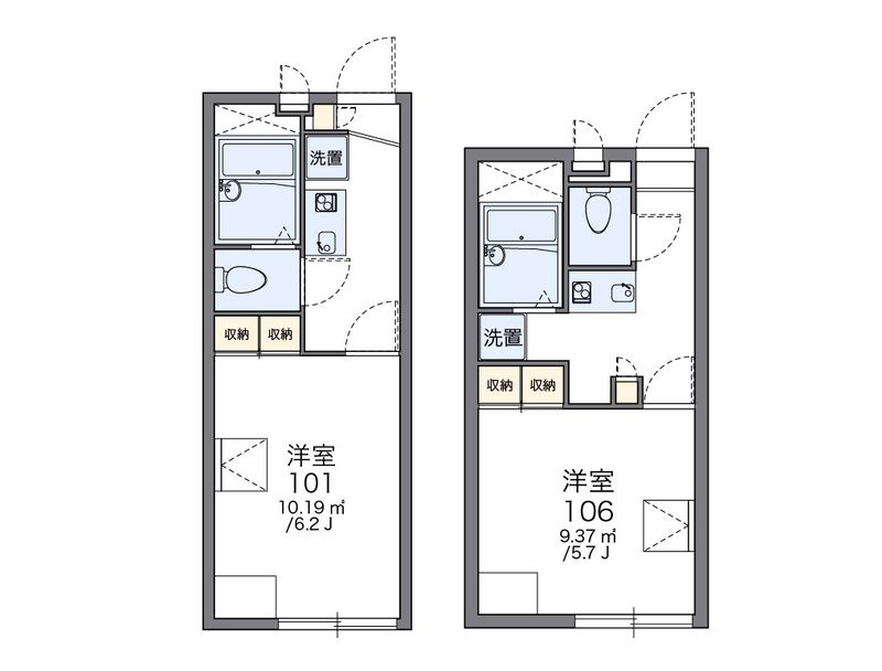 レオパレスルーチェ 間取図