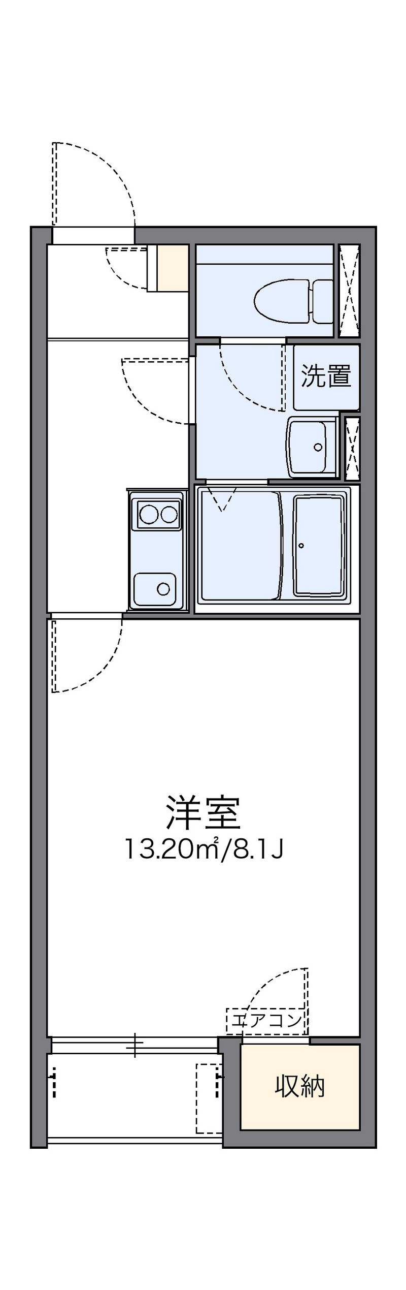 レオネクストアイリス貴船 間取図