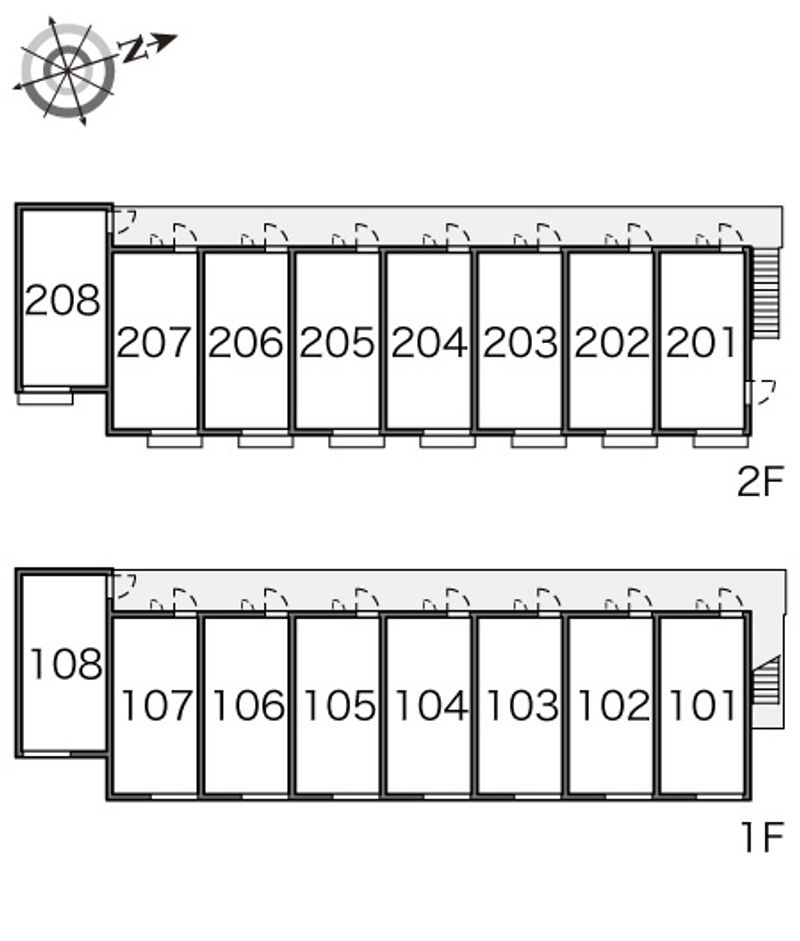 レオパレス本天沼ＥＴ 間取り配置図