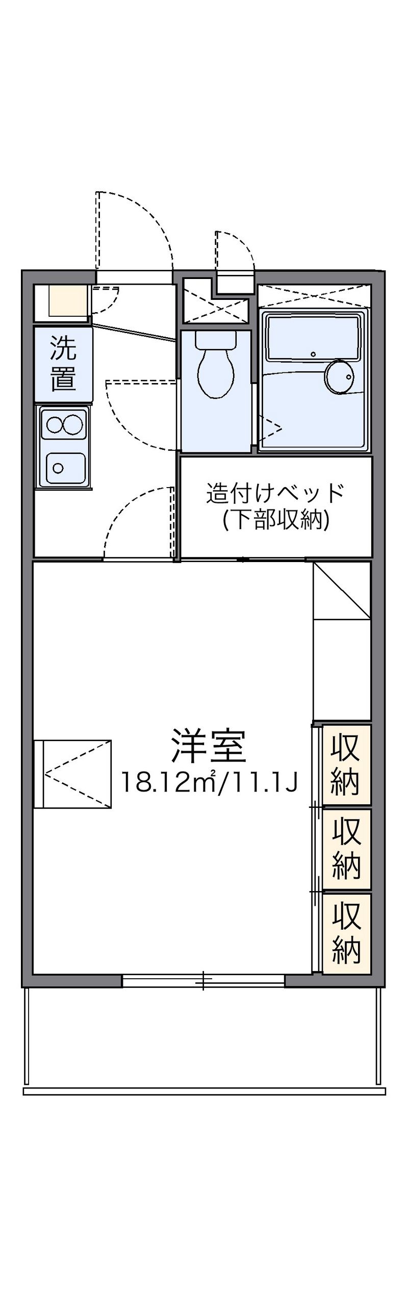 レオパレスＹ．Ｅ．Ｍ 間取図