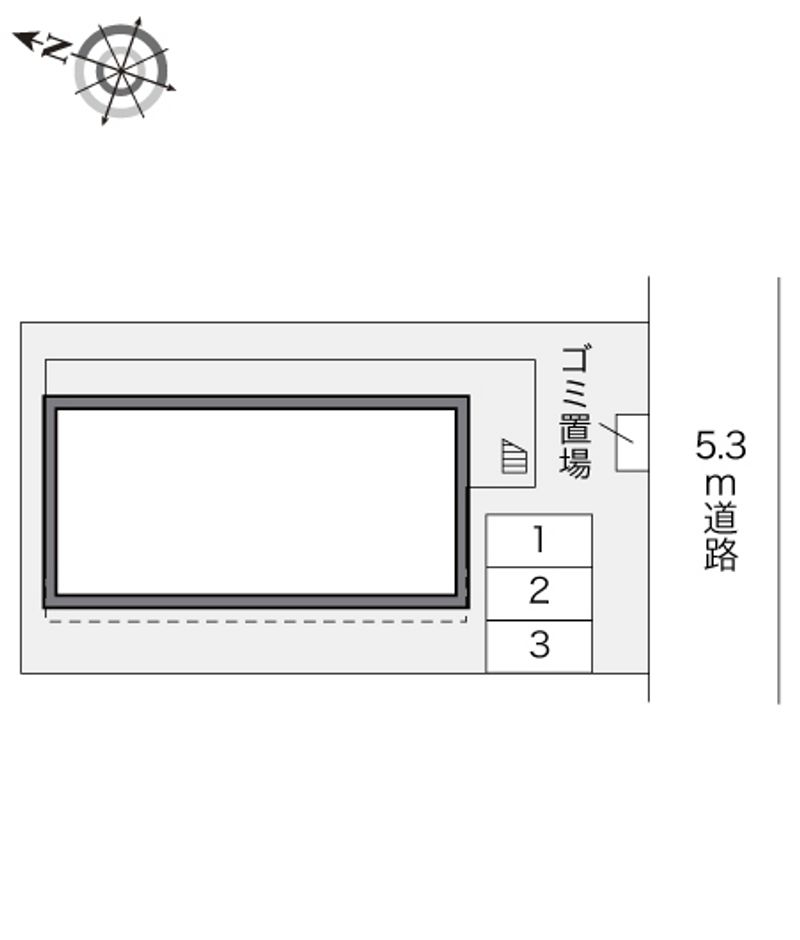 レオパレスミオン 配置図