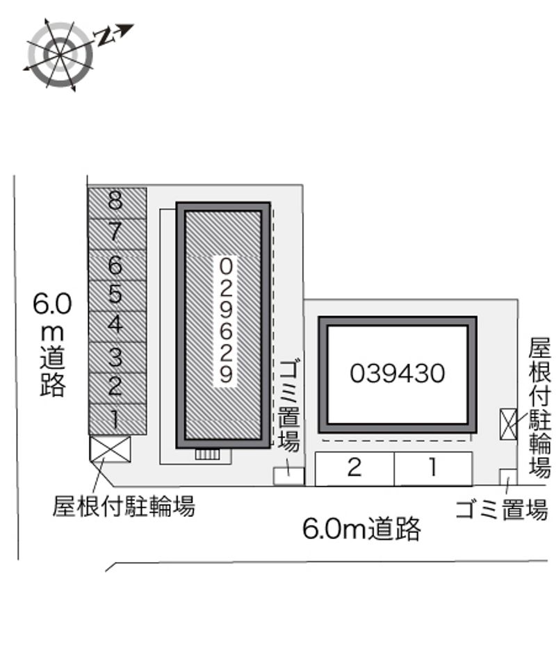 レオパレスアムール 配置図