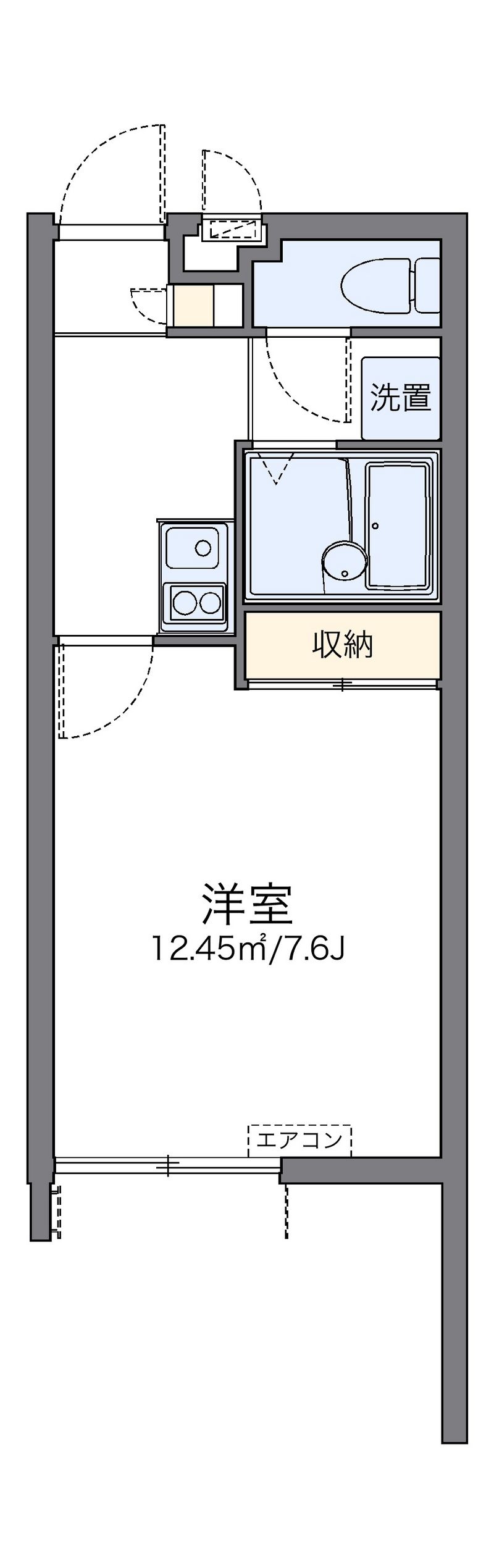 レオパレス石田Ⅱ 間取り