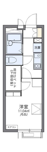 レオパレスエスペランサ千住緑町 間取り図