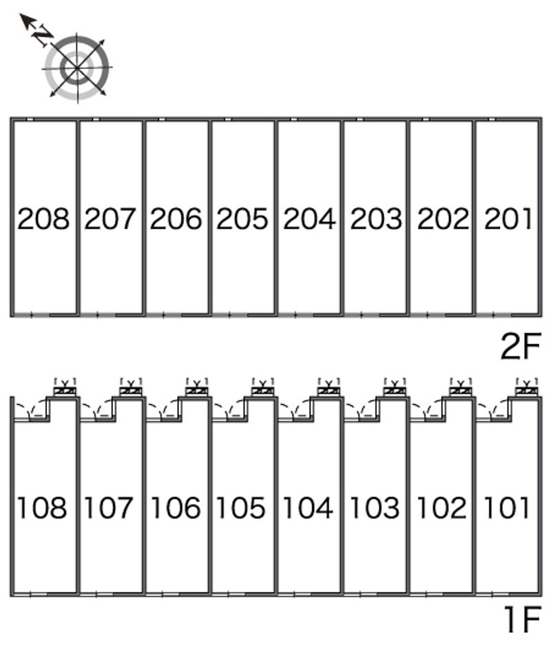 レオネクストＳＡＤＡ１ 間取配置図