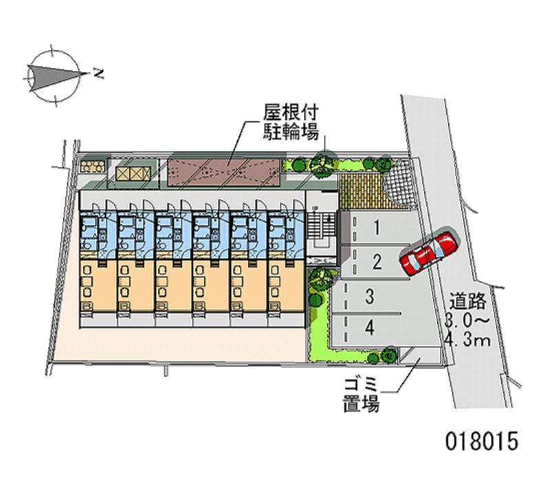 レオパレスピーチヴィレッジ 区画図