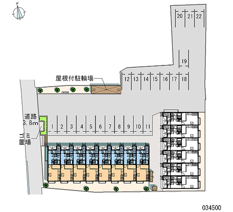 レオパレスシンセリテ 区画図