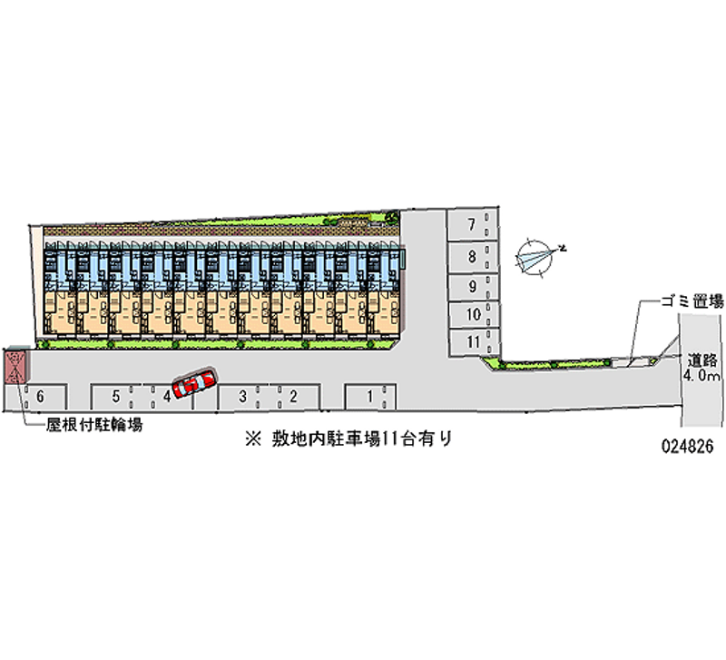 24826 bãi đậu xe hàng tháng