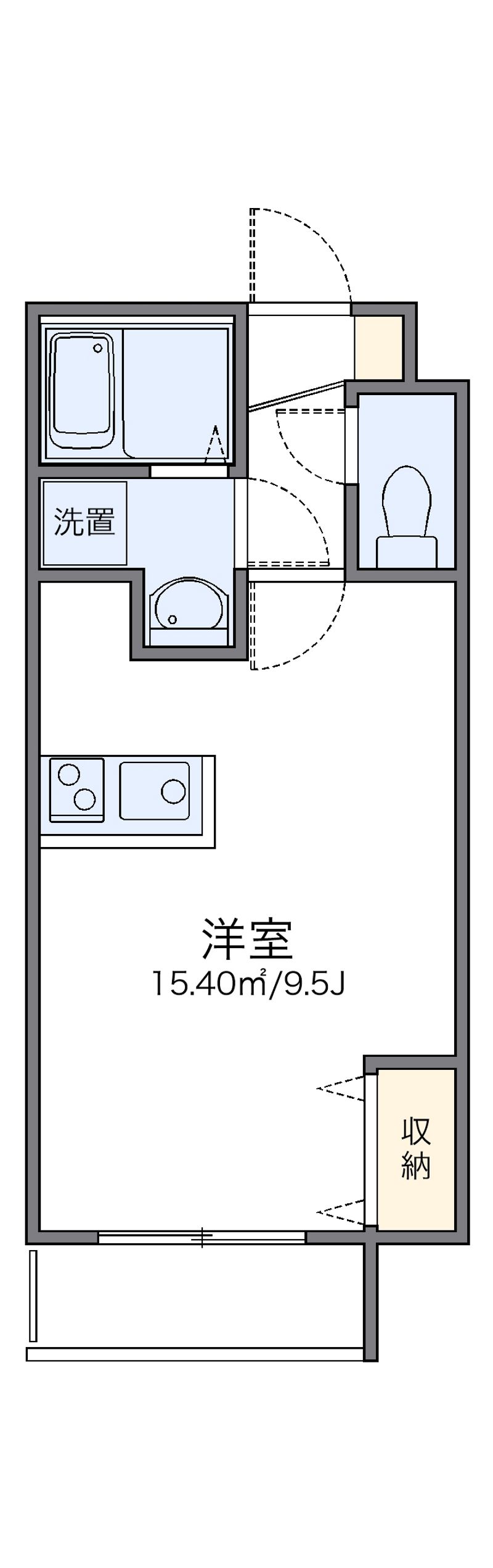 レオパレスエクセルハイツ高島平 間取図