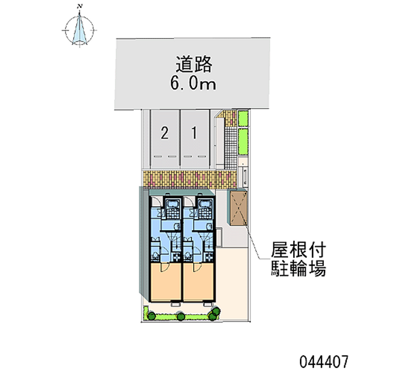 44407 Monthly parking lot