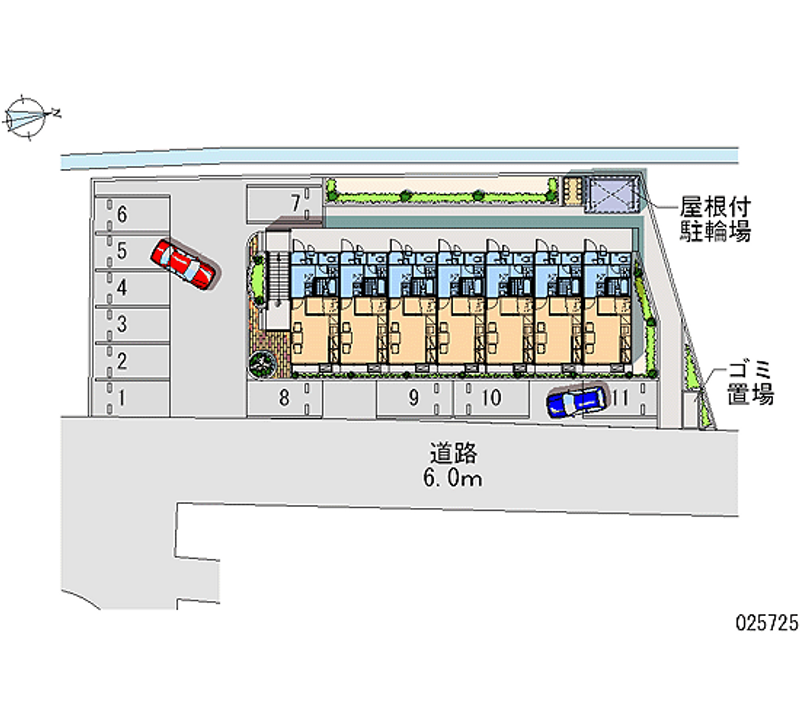 レオパレスプログレス 月極駐車場