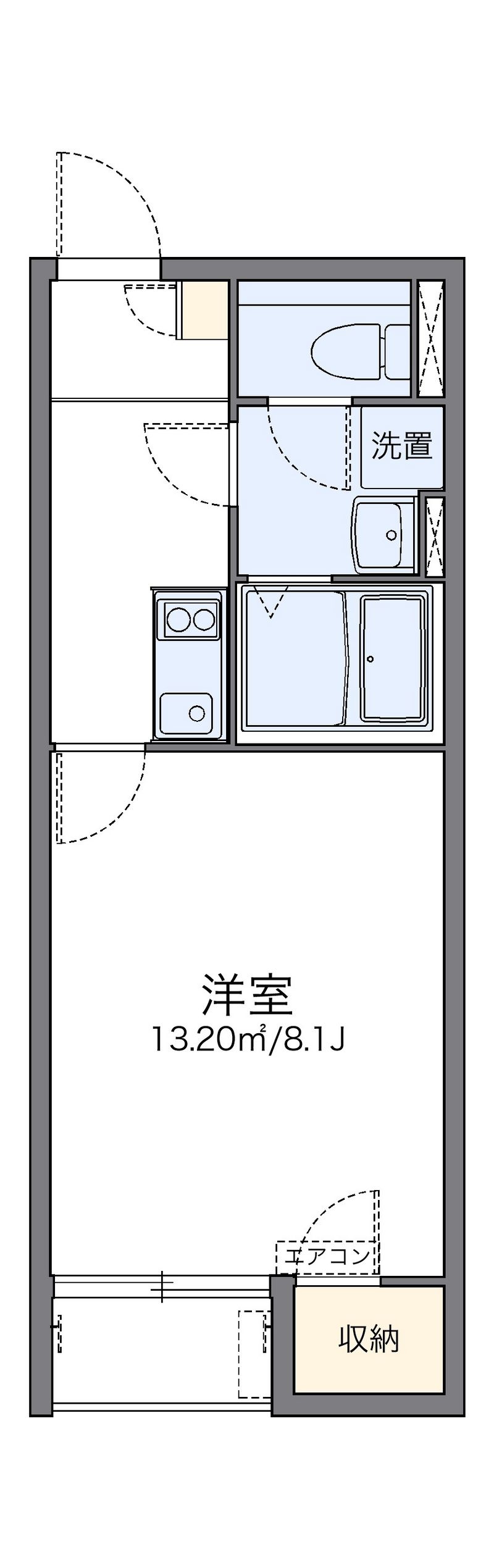 レオネクストブルースカイ 間取図